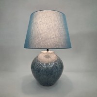 MIO ΦΩΤΙΣΤΙΚΟ ΕΠΙΤΡΑΠΕΖΙΟ 33x33x46cm ΚΕΡΑΜΙΚΟ ΠΕΤΡΟΛ ΥΦΑΣΜΑ ΠΕΤΡΟΛ