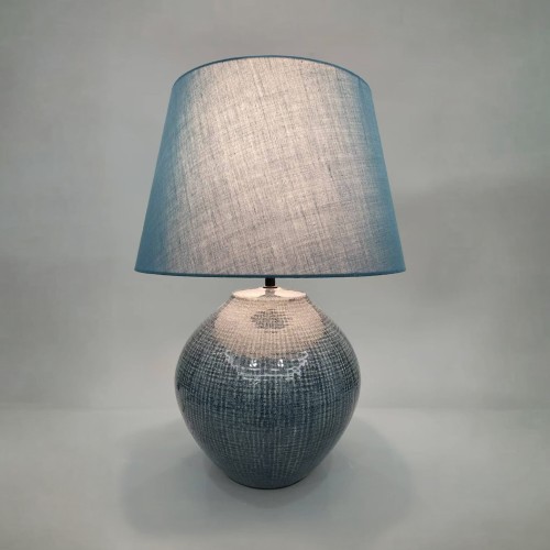 MIO ΦΩΤΙΣΤΙΚΟ ΕΠΙΤΡΑΠΕΖΙΟ 33x33x46cm ΚΕΡΑΜΙΚΟ ΠΕΤΡΟΛ ΥΦΑΣΜΑ ΠΕΤΡΟΛ