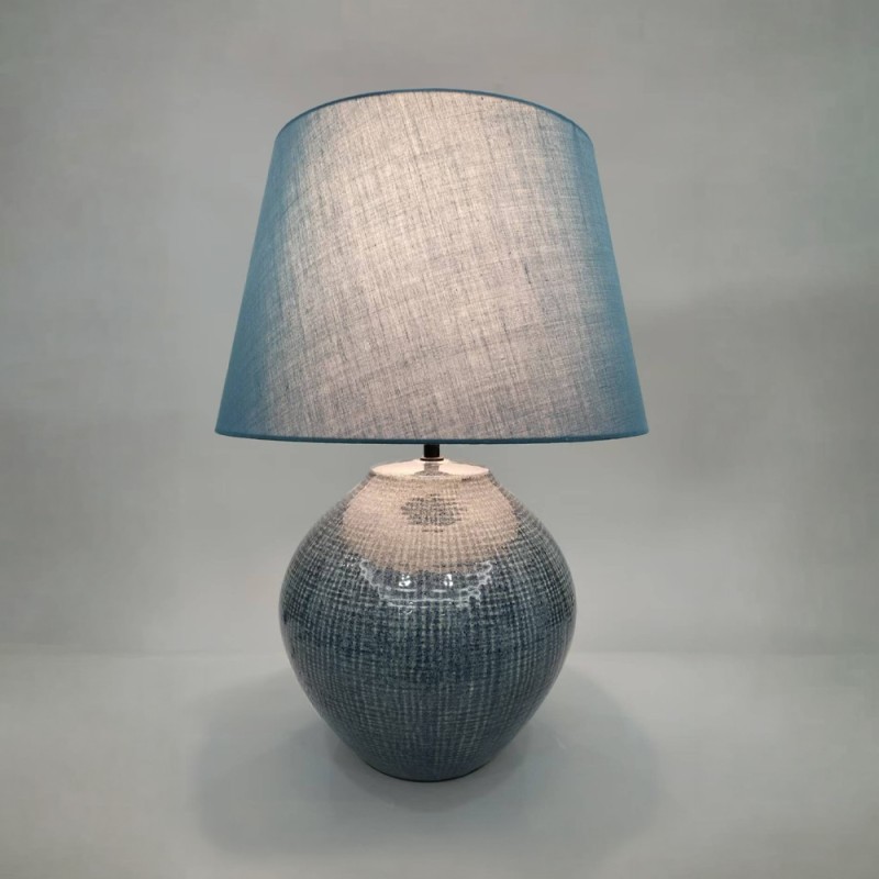 MIO ΦΩΤΙΣΤΙΚΟ ΕΠΙΤΡΑΠΕΖΙΟ 33x33x46cm ΚΕΡΑΜΙΚΟ ΠΕΤΡΟΛ ΥΦΑΣΜΑ ΠΕΤΡΟΛ
