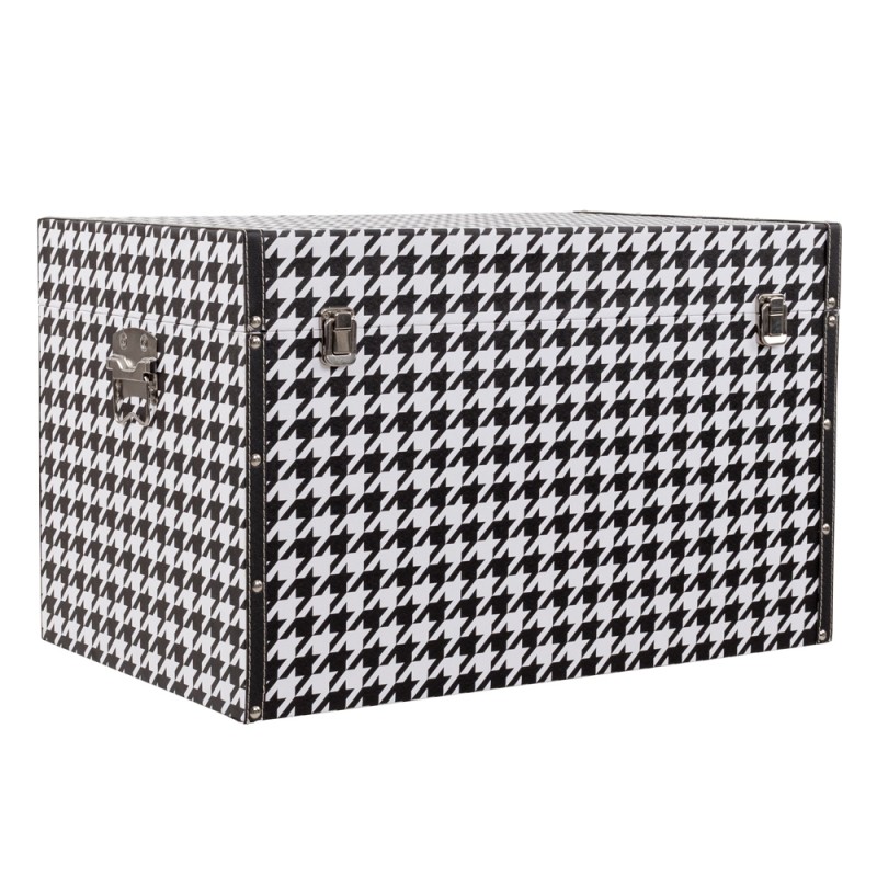 FERRE ΜΠΑΟΥΛΑ SET 4ΤΕΜ ΜΑΥΡΟ ΛΕΥΚΟ 64x40x40cm