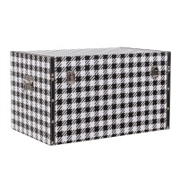 FERRE ΜΠΑΟΥΛΑ SET 4ΤΕΜ ΜΑΥΡΟ ΛΕΥΚΟ 64x40x40cm