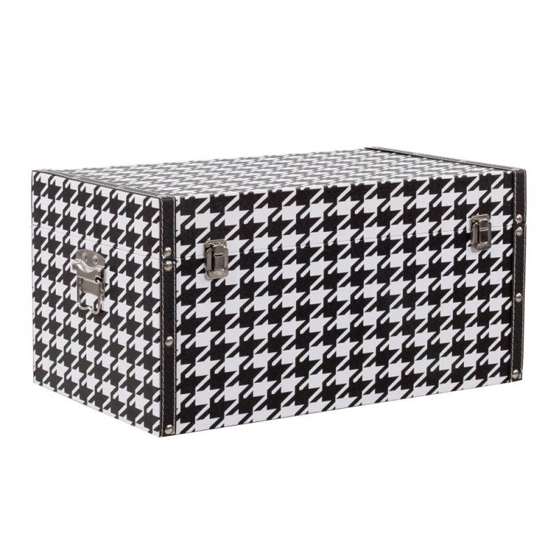 FERRE ΜΠΑΟΥΛΑ SET 4ΤΕΜ ΜΑΥΡΟ ΛΕΥΚΟ 64x40x40cm