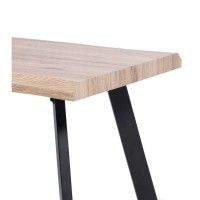 BRICK-URBAN COFFEE TABLE ΦΥΣΙΚΟ ΜΑΥΡΟ 110x60x45cm