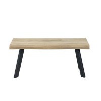 BRICK-URBAN COFFEE TABLE ΦΥΣΙΚΟ ΜΑΥΡΟ 110x60x45cm