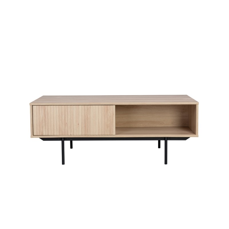 RIGOTE COFFEE TABLE 1ΣΥΡΤΑΡΙ SONOMA ΜΑΥΡΟ 120x59x45cm