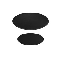 LANDING COFFEE TABLE SET 3ΤΕΜ ΜΑΥΡΟ 89x41x61.5cm