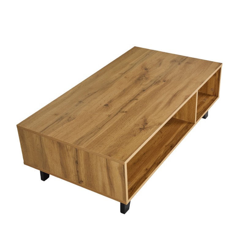 ARABICA COFFEE TABLE SONOMA ΜΑΥΡΟ ΜΑΥΡΟ 110x60x35cm