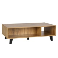 ARABICA COFFEE TABLE SONOMA ΜΑΥΡΟ ΜΑΥΡΟ 110x60x35cm