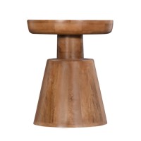 ROOK SIDE TABLE ΦΥΣΙΚΟ 38x38x46cm