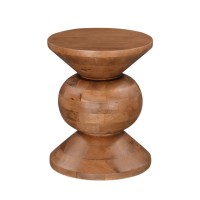 PEARL SIDE TABLE ΦΥΣΙΚΟ 40x40x52cm
