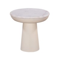 SAVY SIDE TABLE ΦΥΣΙΚΟ 40x40x40cm