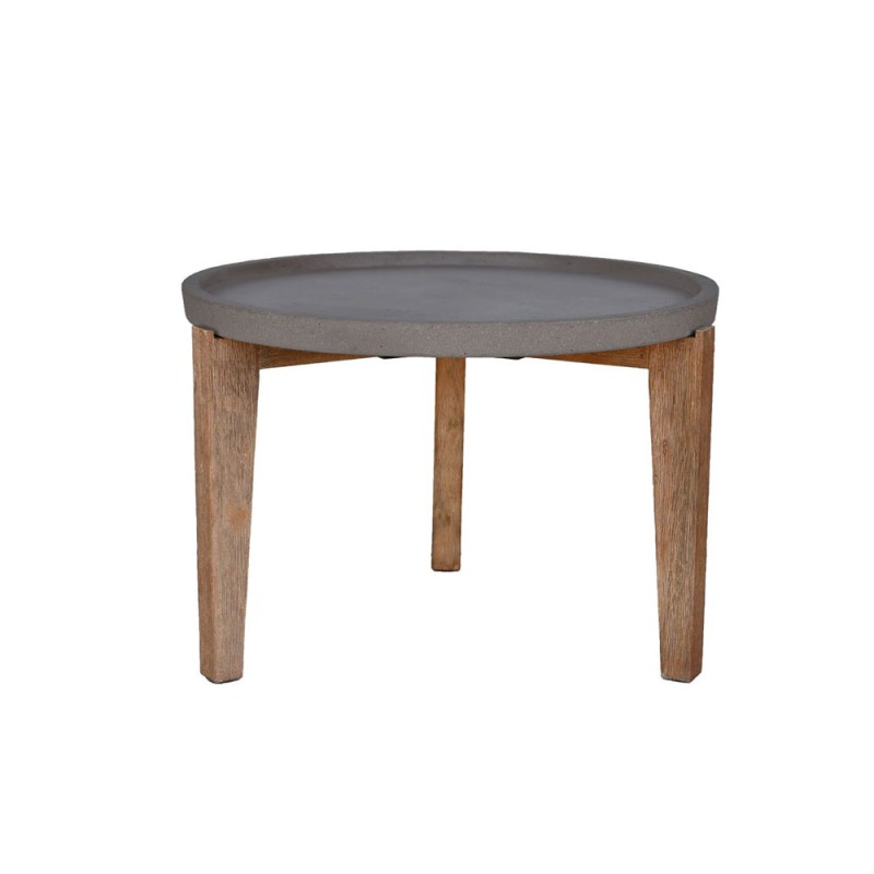 ORRIN COFFEE TABLE ΚΑΦΕ ΦΥΣΙΚΟ 73x73x48cm