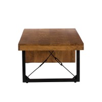 WIRE COFFEE TABLE ΚΑΡΥΔΙ ΜΑΥΡΟ 120x60x40cm