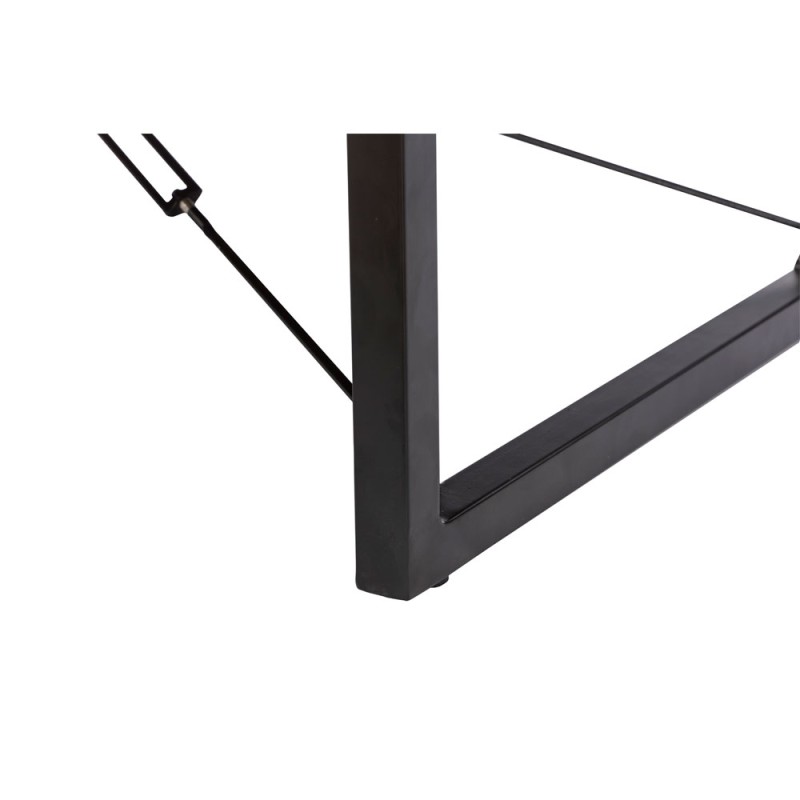 WIRE COFFEE TABLE ΚΑΡΥΔΙ ΜΑΥΡΟ 120x60x40cm