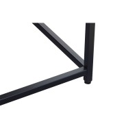 COMBO COFFEE TABLE ΚΑΡΥΔΙ ΜΑΥΡΟ 84x80x42cm