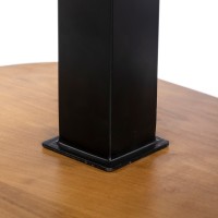 LEVEL COFFEE TABLE ΚΑΡΥΔΙ ΜΑΥΡΟ 95x65x48cm