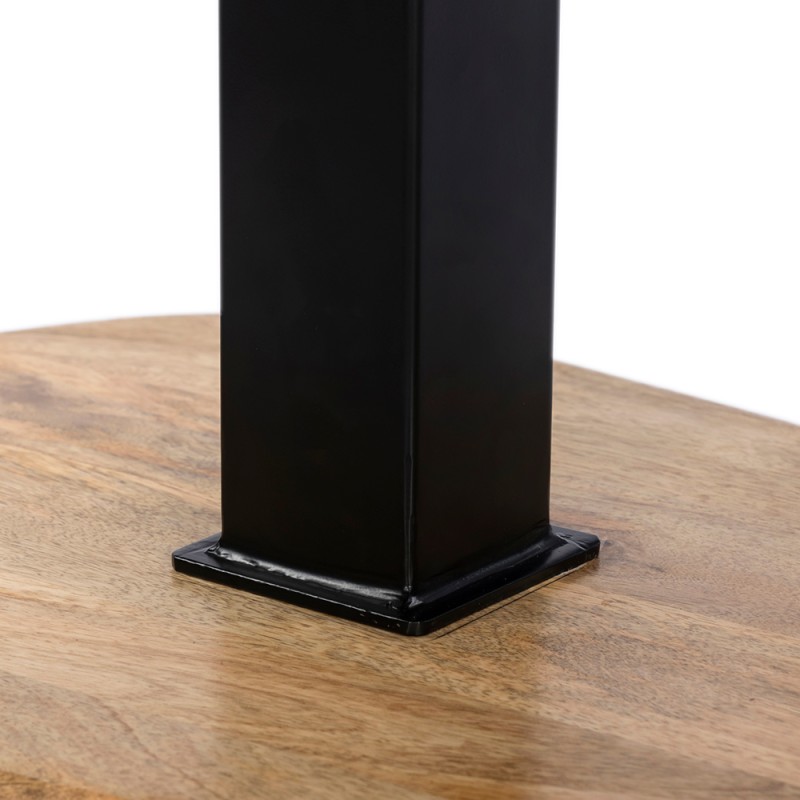 LEVEL COFFEE TABLE ΦΥΣΙΚΟ ΜΑΥΡΟ 95x65x48cm