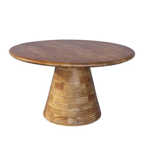 SAVOA COFFEE TABLE ΚΑΡΥΔΙ 80x80x45cm