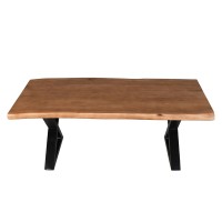 MINGLE COFFEE TABLE ΚΑΡΥΔΙ ΜΑΥΡΟ 115x60x42cm