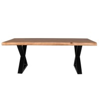 MINGLE COFFEE TABLE ΚΑΡΥΔΙ ΜΑΥΡΟ 115x60x42cm