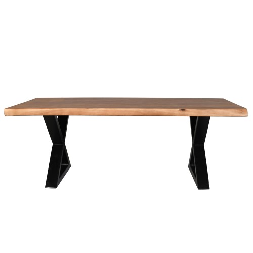 MINGLE COFFEE TABLE ΚΑΡΥΔΙ ΜΑΥΡΟ 115x60x42cm