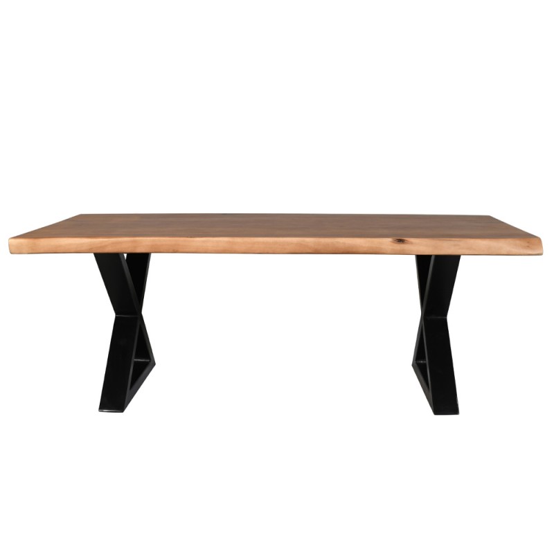 MINGLE COFFEE TABLE ΚΑΡΥΔΙ ΜΑΥΡΟ 115x60x42cm