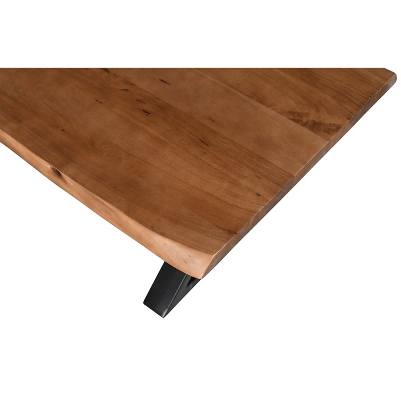 MINGLE COFFEE TABLE ΚΑΡΥΔΙ ΜΑΥΡΟ 115x60x42cm