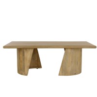 SPIRAL COFFEE TABLE ΦΥΣΙΚΟ 130x70x45cm