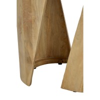 SPIRAL SIDE TABLE ΦΥΣΙΚΟ 62.5x45x52.5cm