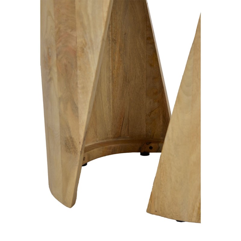 SPIRAL SIDE TABLE ΦΥΣΙΚΟ 62.5x45x52.5cm