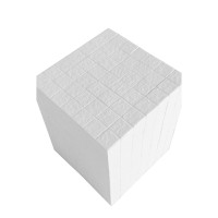 SQUARE SIDE TABLE ΛΕΥΚΟ 36x36x46cm