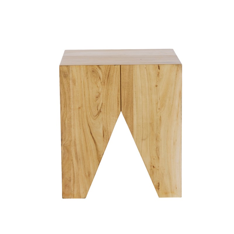 EMIR SIDE TABLE ΦΥΣΙΚΟ 40x40x45cm