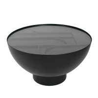 ARCHES COFFEE TABLE ΜΑΥΡΟ 70x70x40cm