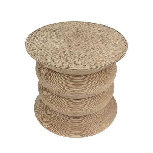 RIBBONS SIDE TABLE ΦΥΣΙΚΟ 59x59x53cm