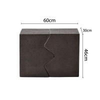 ABRACO SIDE TABLE SET 2ΤΕΜ MOCCA 60x30x46cm
