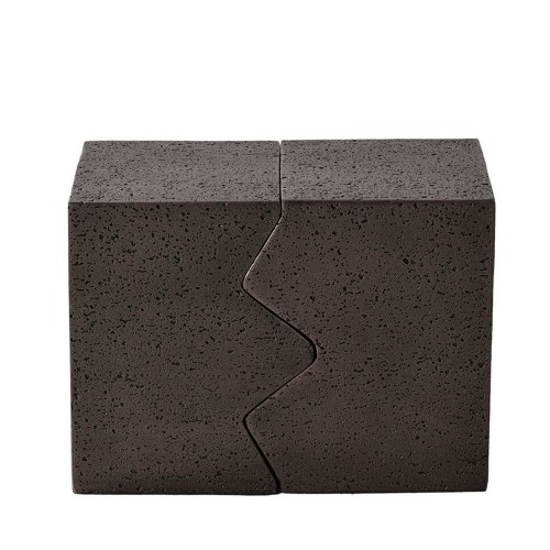 ABRACO SIDE TABLE SET 2ΤΕΜ MOCCA 60x30x46cm