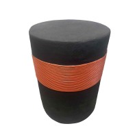 BELT SIDE TABLE ΜΑΥΡΟ ΚΕΡΑΜΙΔΙ 38.5x38.5x52cm