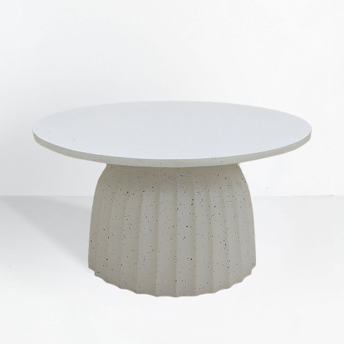 TOLEDO COFFEE TABLE ΛΕΥΚΟ ΜΕ PATTERN 60x60x40cm