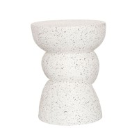 ASIMETRON SIDE TABLE TERRAZZO 35x35x46cm
