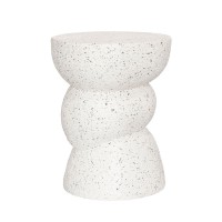 ASIMETRON SIDE TABLE TERRAZZO 35x35x46cm
