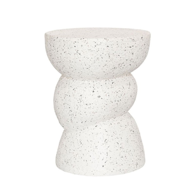 ASIMETRON SIDE TABLE TERRAZZO 35x35x46cm