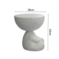 BEAR SIDE TABLE TERRAZZO 38x38x43cm