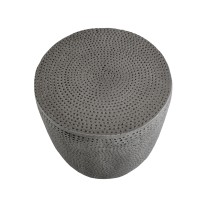 AFRICA SIDE TABLE ΓΚΡΙ 36x36x45cm