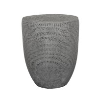 AFRICA SIDE TABLE ΓΚΡΙ 36x36x45cm