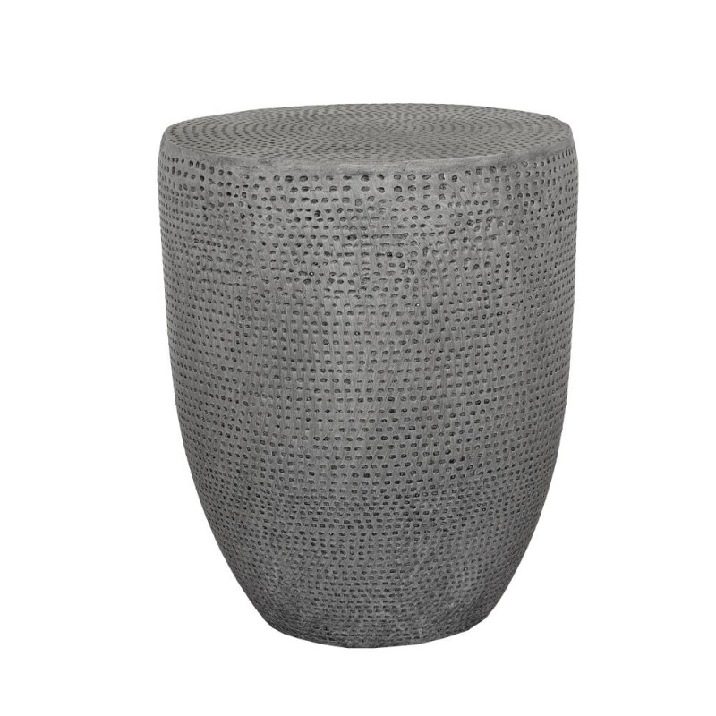 AFRICA SIDE TABLE ΓΚΡΙ 36x36x45cm