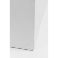 LITHOS SQUARE SIDE TABLE ΛΕΥΚΟ 55.5x55.5x57cm