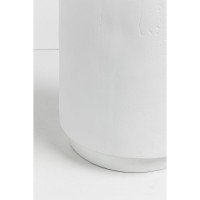 LITHOS ROUND SIDE TABLE ΛΕΥΚΟ 35.5x35.5x45cm