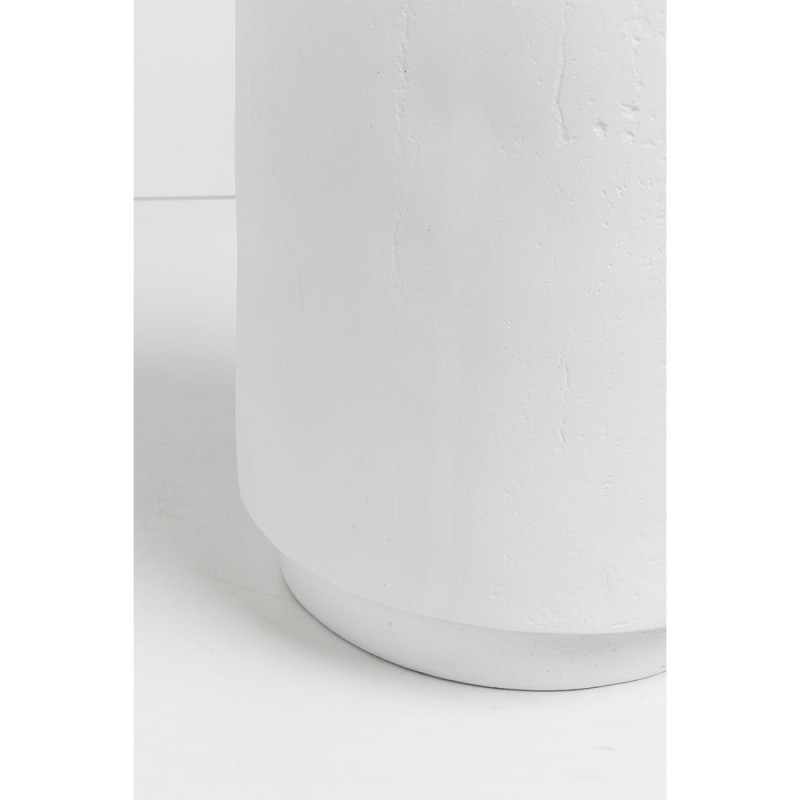 LITHOS ROUND SIDE TABLE ΛΕΥΚΟ 35.5x35.5x45cm
