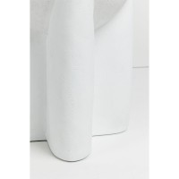LITHOS HANDLE SIDE TABLE ΛΕΥΚΟ 36.5x36.5x46.5cm