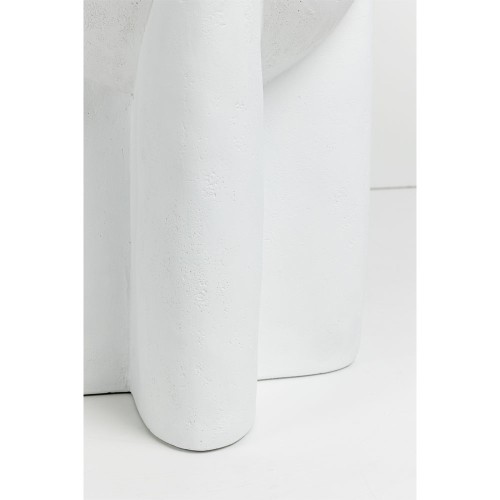LITHOS HANDLE SIDE TABLE ΛΕΥΚΟ 36.5x36.5x46.5cm